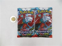 2 pack neufs de cartes Pokémon