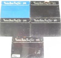 (5) US Mint proof sets:  1970, 1975, 1976, 1977
