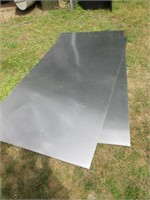 two sheets aluminum