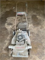 Craftsman electric start pushmower w bagger