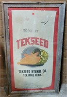 WOOD FRAMED TEKSEED HYBRID CO. CANVAS SACK