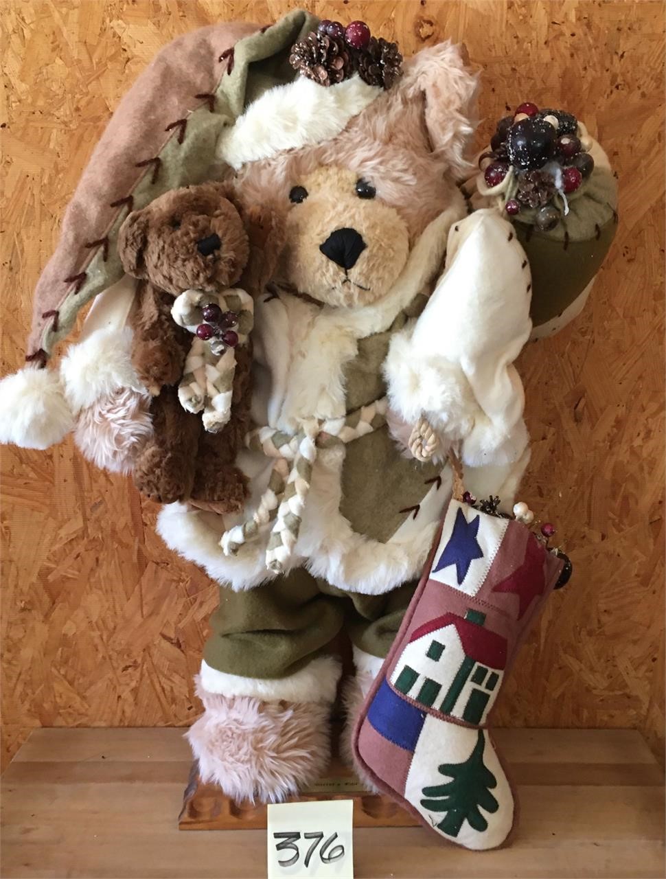 Grandeur Noel Holiday Bear 28" Collectors Edition