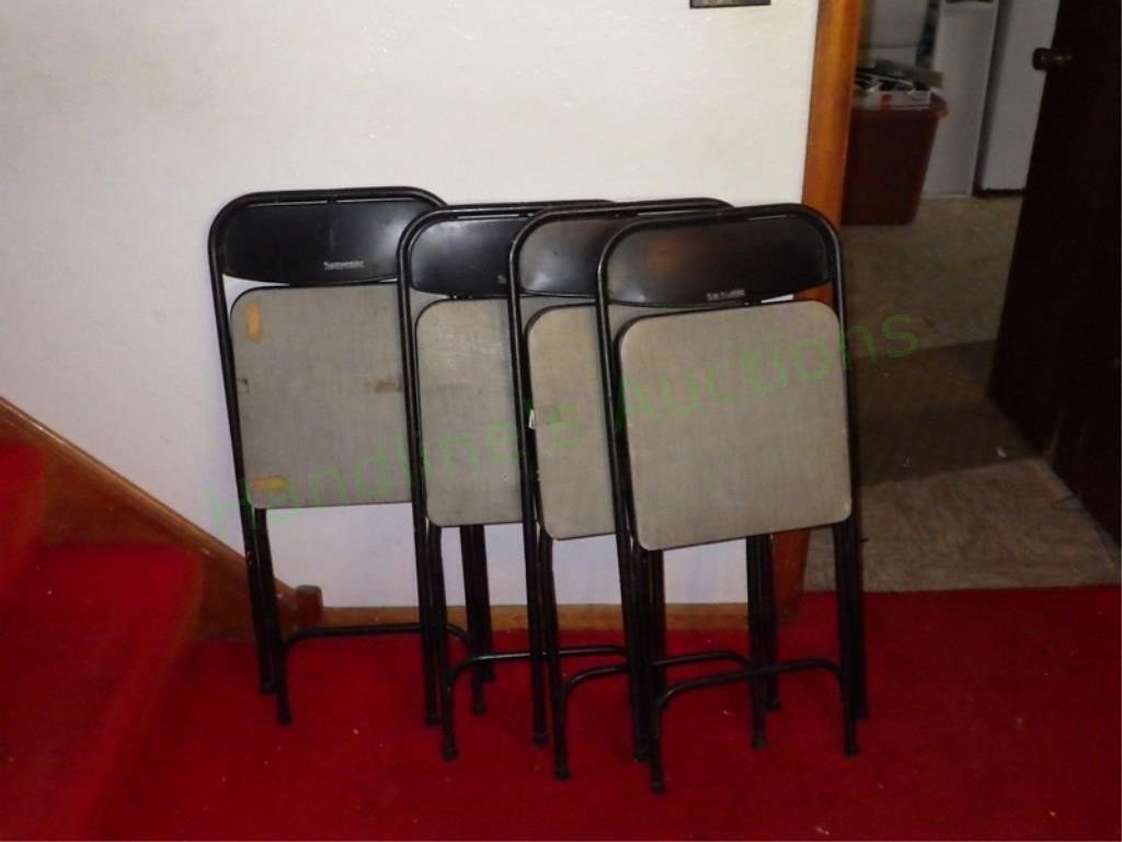 Samsonite Vintage Folding Chairs x 4