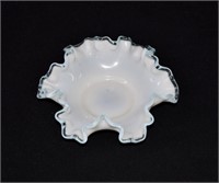 Vintage Fenton Silvercrest Glass Dish 6"