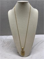 34" NY & Co. Gold Tone Chain w/ Pendant