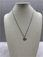 22" Necklace Chain W/ Lobster Crab Charm
