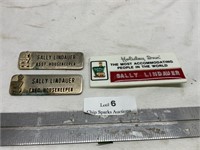 Vintage Lot of Holiday Inn Name Tags