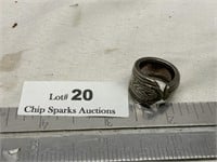 Vintage Oneida SZ 4 Spoon Ring