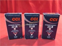 Ammo: CCI .22 LR Approx. 140 Rounds in Lot