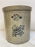 2 gallon Monmouth pottery Crock