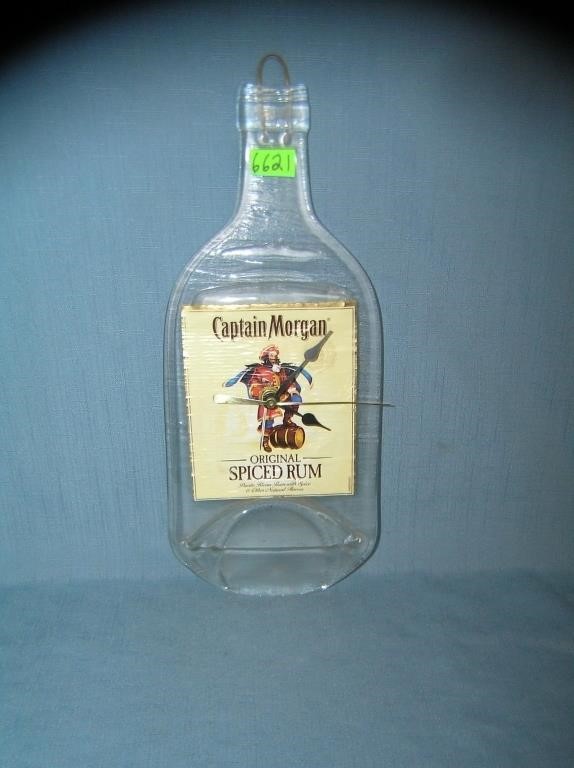 Captain Morgan advertising bottle