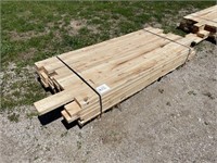 42 PCS 2" x 6" x 8' ROUGH CUT WHITE CEDAR LUMBER