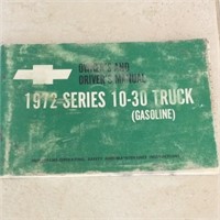 1972 Series 10-30 Chevrolet Truck Manual