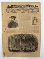 1862 original Harpers Weekly Civil War content