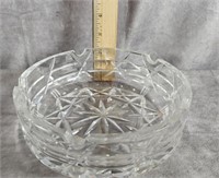 WATERFORD CRYSTAL ASHTRAY 7"