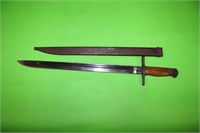 WWII Japanese Bayonet, 16" Long Blade
