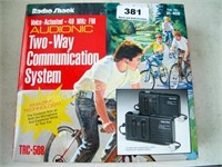 Radio Shack 2-way communication system