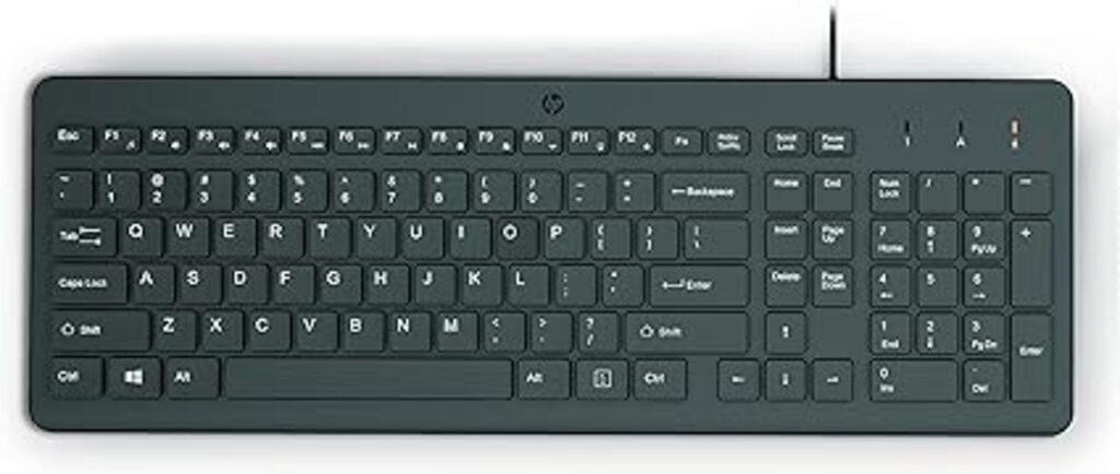 HP 150 Wired Keyboard - Full-Sized