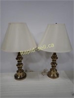 Brass Toned Table Lamps