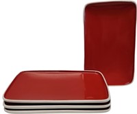Red and White Plates