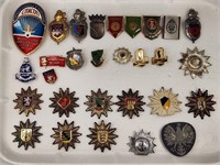 ASSORTED BADGES FROM MULTIPLE COUNTRIES