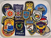 20) ASSORTED POLICE PATCHES