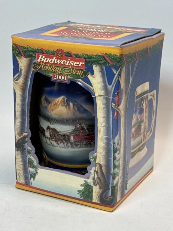 2000 Budweiser Holiday Stein-Holiday in the
