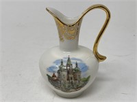 VTG Austrian Mariazell Souvenir Porcelain Pitcher