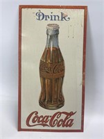 8.5” x 16” Coca Cola Metal Sign