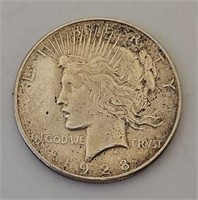1928S Peace Silver Dollar