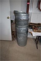 Metal Trash Cans