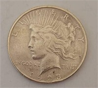 1923D Peace Silver Dollar