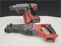 Sawzall & Rotary Hammer Works , No Charger