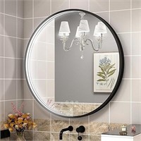 24 Inch Round Mirror For Bathroom