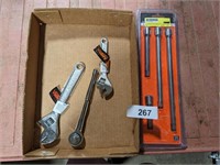 Extensions, Adjustable Wrench & Other