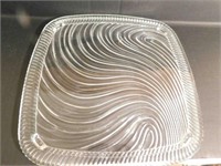 Square Swirl Cake Plate