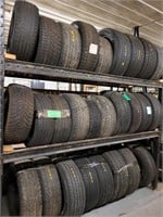 28 +/- USED TIRES - NO RACK- MUST TAKE ALL