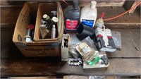 Chainsaw Oil, chains, spark plugs, and more