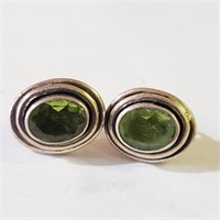 $100 Silver Peridot Earrings