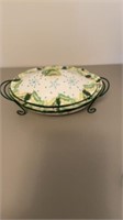 Vintage Temp-tation Holiday Casserole Dish/lid