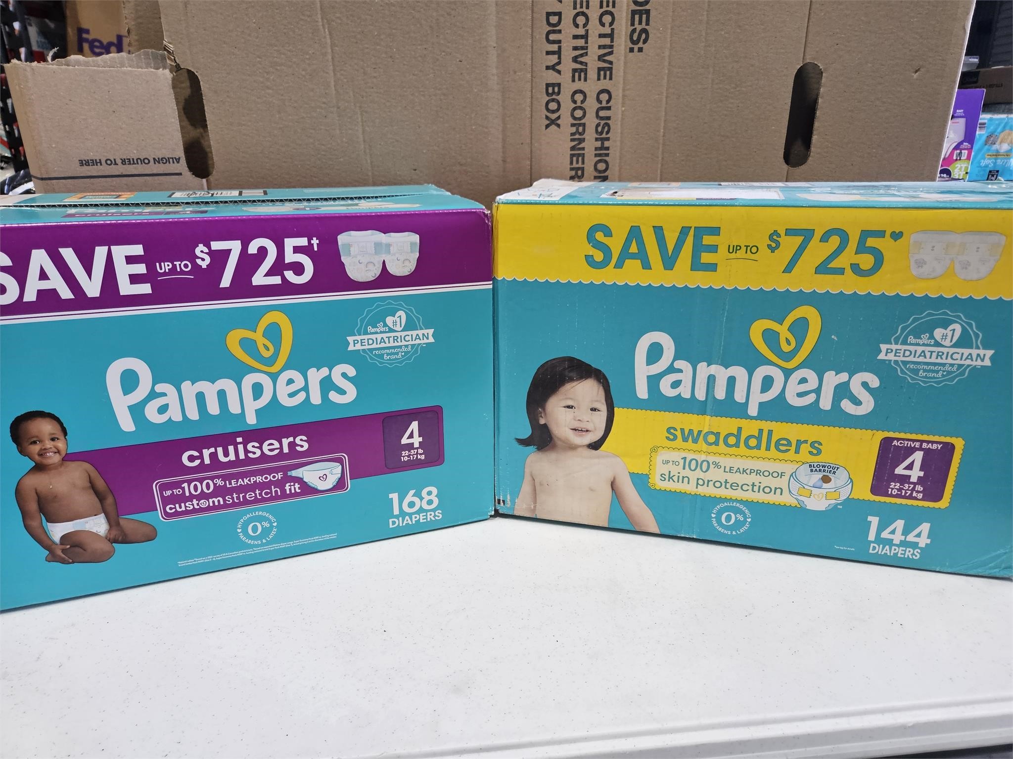PAMPERS Cruisers & PAMPERS Swaddlers Baby Diapers