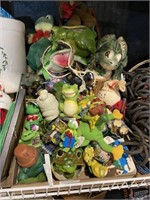 frog decor and figurines