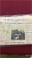 "The Public Opinion"  January 1973 piece in