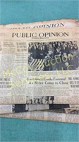 Early copies "The Public Opinion"  and "Herald
