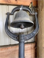 Cast Iron Bell on Stand