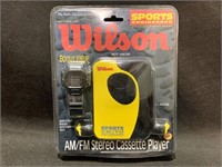 Wilson Sports AM/FM Stero Casette Player