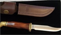 Buck knife with sheath