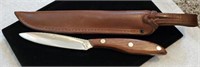 Russell belt knife with sheath made in Canada