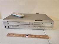 DVD / VHS Player With Remote .  
Untested