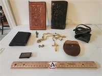 Wallets / Vintage Wallet, Rosary Necklace, Other